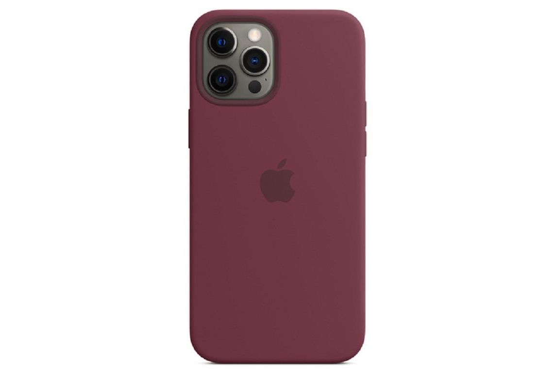 iPhone 12 mini Silicone Case with MagSafe - Plum