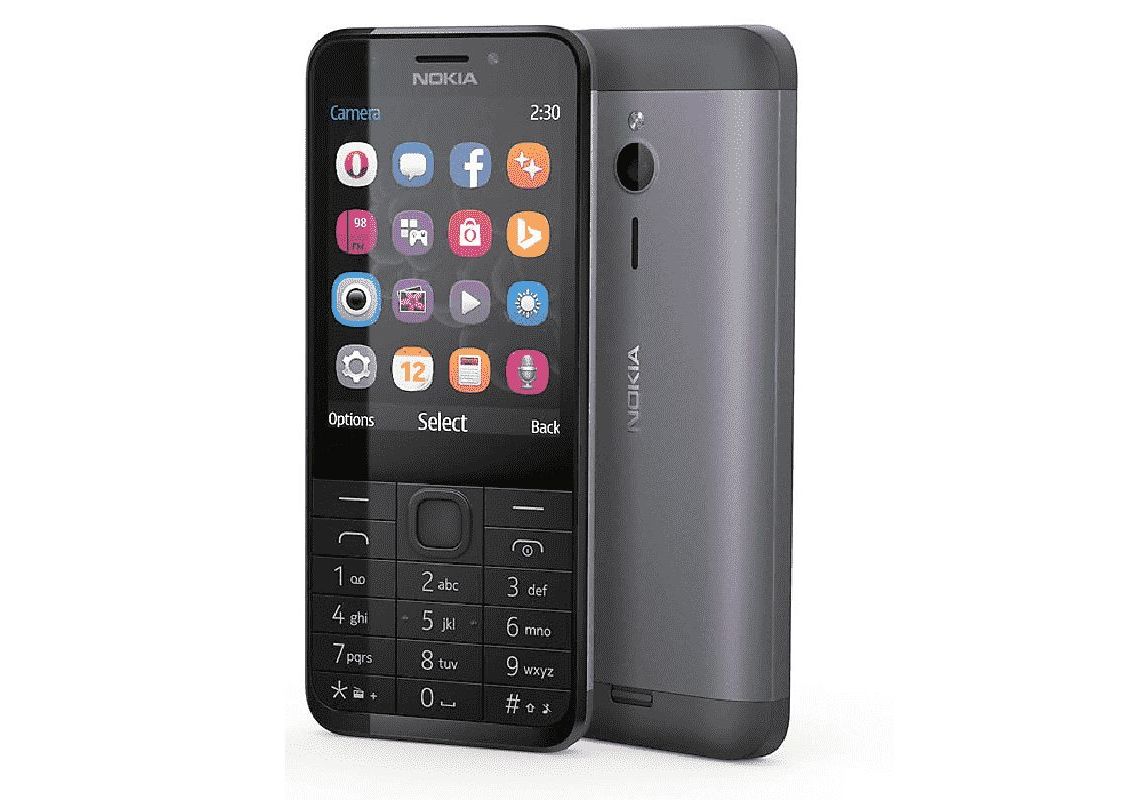 Catalog :: Phones :: Cell phones :: Cell phone Nokia 230 DS RM-1172 Dark  Silver