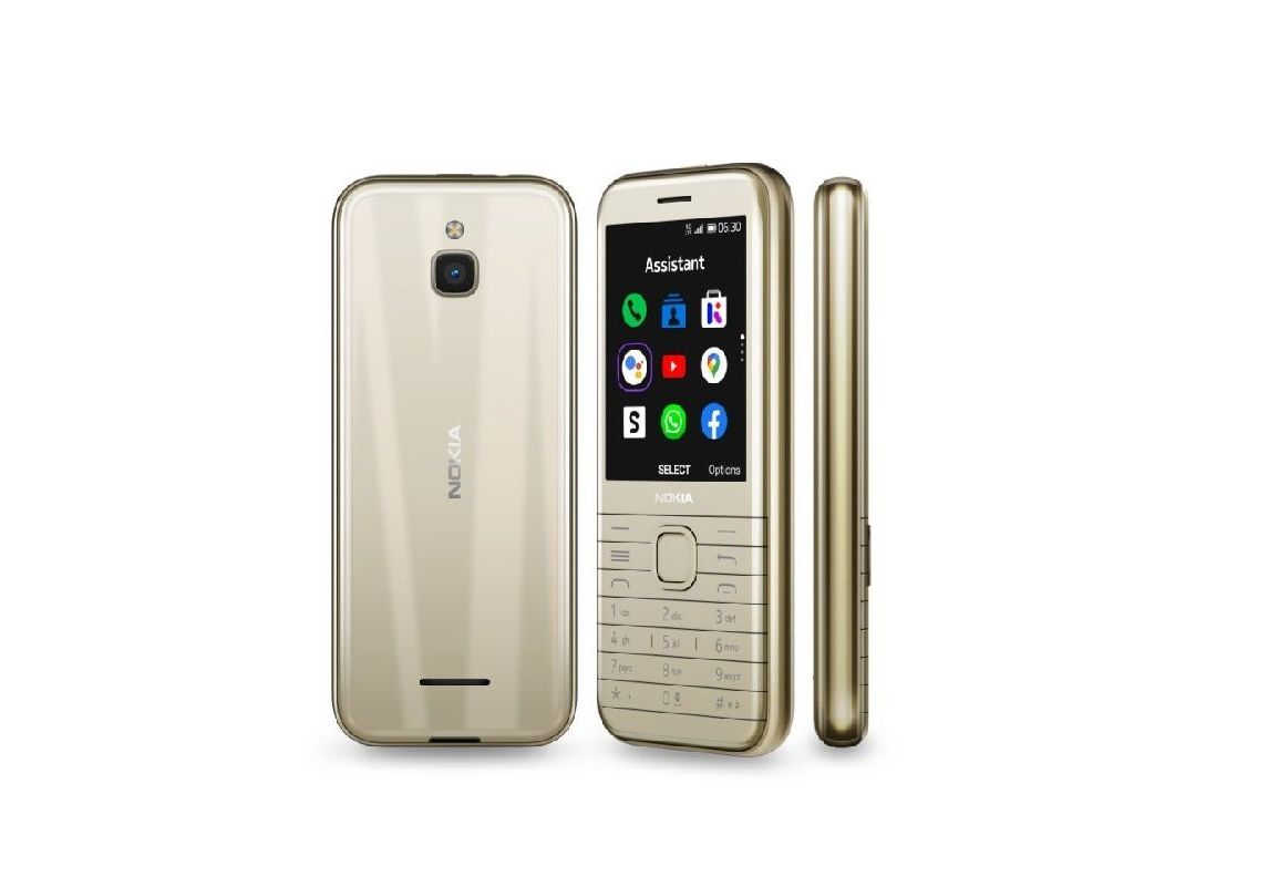 Catalog :: Phones :: Cell phones :: Мобильный телефон Nokia 8000 4G TA-1305  DS Золотой